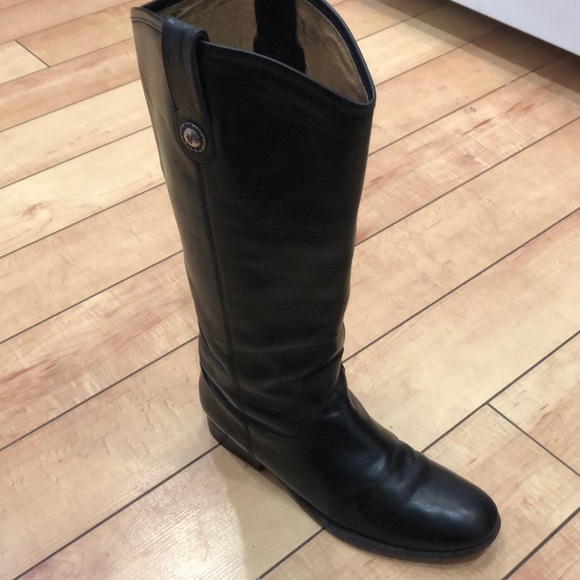 frye melissa boot black